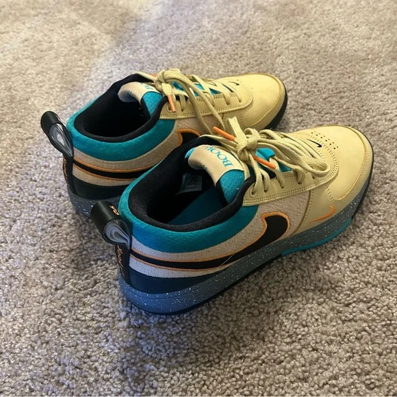 Nike Air Book 1 Mowabb Basketball Shoes Size 10 Sesame Dusty Cactus Devin Booker